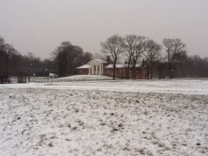 The Temple, Wanstead Park, always looks that much stunning with a covering of snow