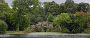 The Grotto seen from across the Ornamental Water